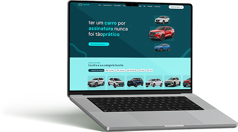 Plataforma byecar no notebook